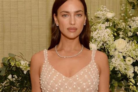 Supermodel Irina Shayk Stuns In A Nude See Through Outfit