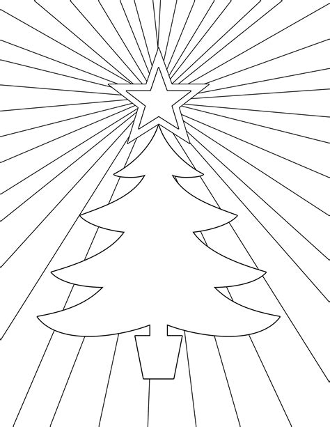 25 Christmas Coloring Pages Free Printable Easy Png Colorist