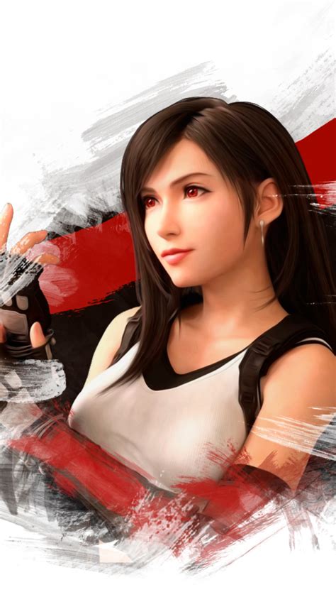 640x1136 Tifa Final Fantasy Vii Remake Digital Art Iphone 55c5sse