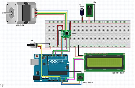 Stepper Motor Control With I2c Lcd Display Project Guidance Arduino