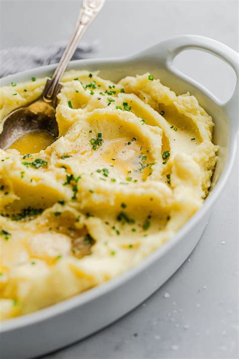 Classic Yukon Gold Mashed Potatoes A Beautiful Plate