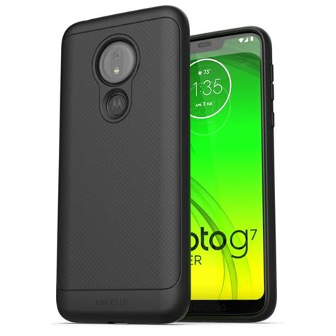 Encased Moto G7 Power Case Thin Armor Slim Fit Flexible Grip Phone