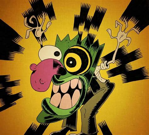 Courage The Cowardly Dog Trippy Drawings Disney Canvas Paintings