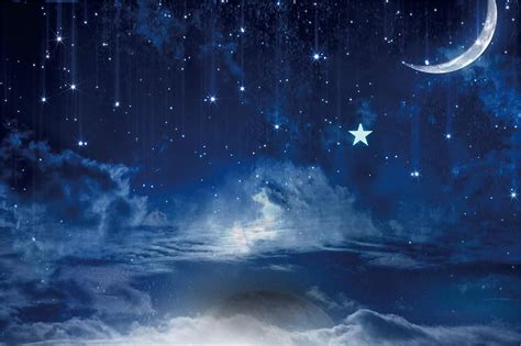 Lfeey 5x5ft Starry Stars Unicorn Silhouette Backdrop Universe Galaxy