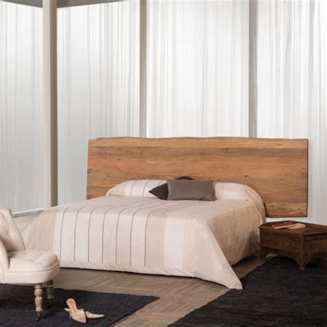 Vuoi un letto contenitore matrimoniale sommier in legno imbottito, su misura, di alta qualità e che duri nel tempo? Testata letto legno di sheesham massello naturale- Mobili ...