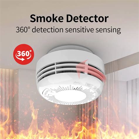 Smoke Alarm Photoelectric Smoke Detector Security Protection Fire
