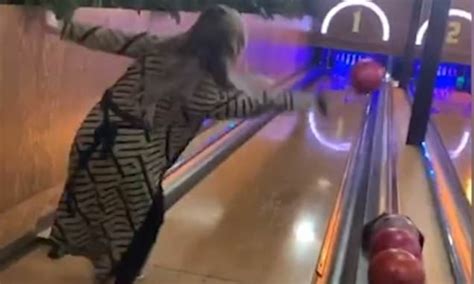 Woman S Bowling Ball Comes Back Like A Boomerang After She Manages To