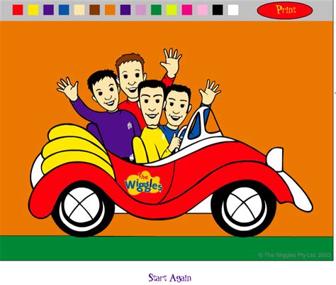 Big Red Car Colour In The Wiggles Free Download Borrow And