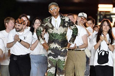 these are the best moments from pharrell williams debut louis vuitton runway show