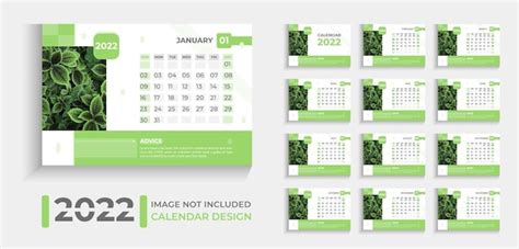 Premium Vector Modern 2022 Desk Calendar Design Or Calendar Template