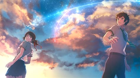 Kimi No Na Wa Wallpaper Full Hd Free Download Casal Anime Filmes De