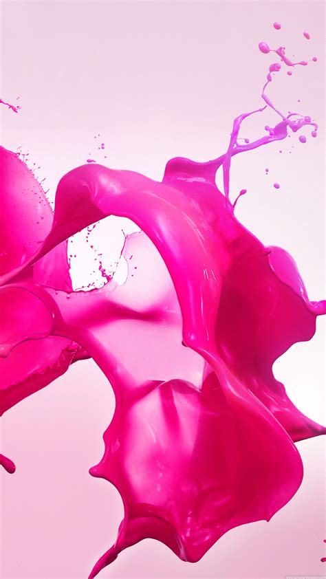 Pink Paint Lock Screen 1440x2560 Samsung Galaxy S5 Wallpaper Live