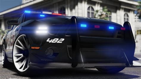 Gta 5 Ford Shelby Gt500 Hot Pursuit Police Add On Replace