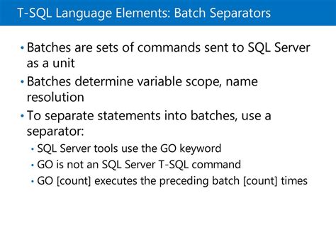 Introduction To T Sql Querying Ppt Download