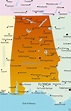 Alabama Maps with states and cities | WhatsAnswer