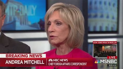 Msnbc S Andrea Mitchell Stresses Russian Interference