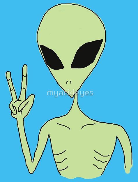 Peace Alien Poster