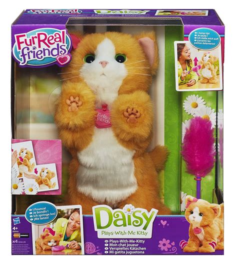 New Furreal Friends Daisy Plays With Me Kitty Cat Toy Paws Pounce Jump Kitten Ebay