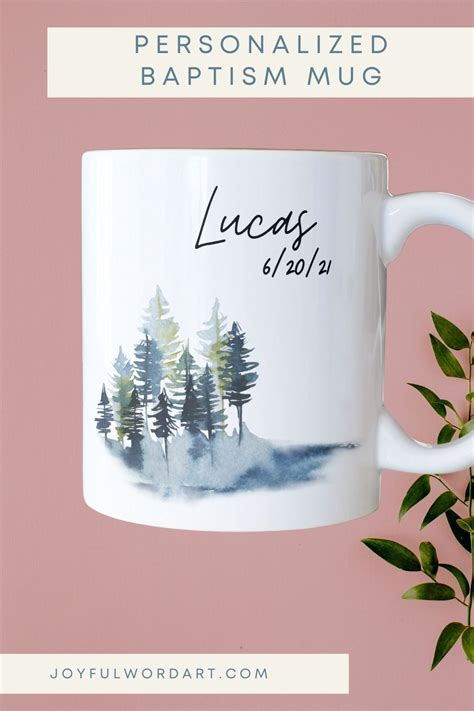 Personalized Baptism Date Mug With Last Name And Date Jw Etsy In 2021