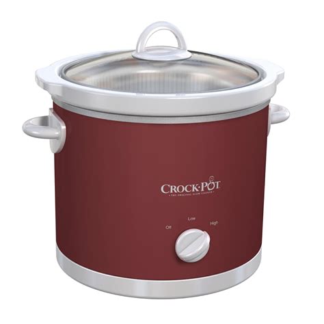 Crock Pot 3 Qt Red Manual Slow Cooker—sears