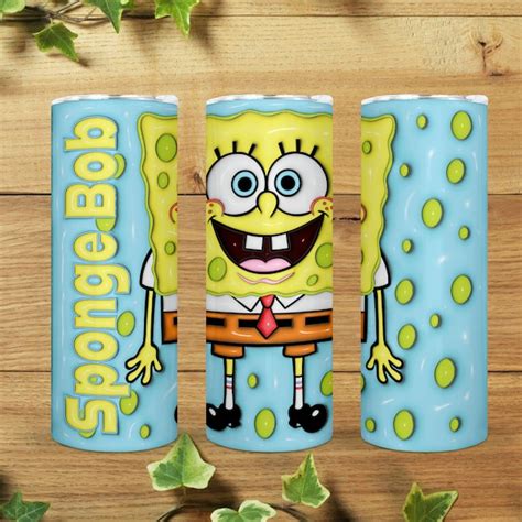 Spongebob Sublimation Tumbler Design Etsy