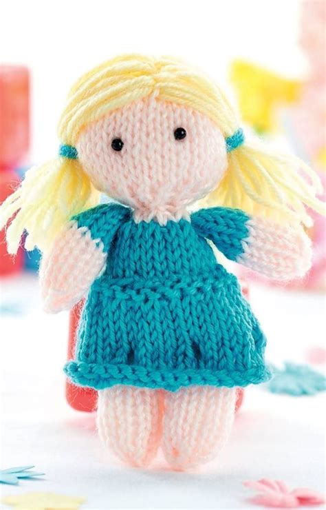 Lovely Knitted Dolls Knitted Dolls Free Knitted Doll Patterns