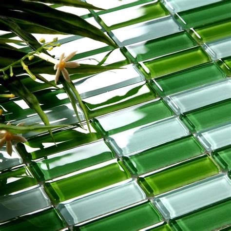 Green Glass Backsplash Tile Glass Designs