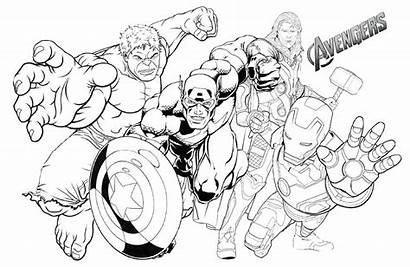 Avengers Coloring Adults Comics Printable Pdf Classic