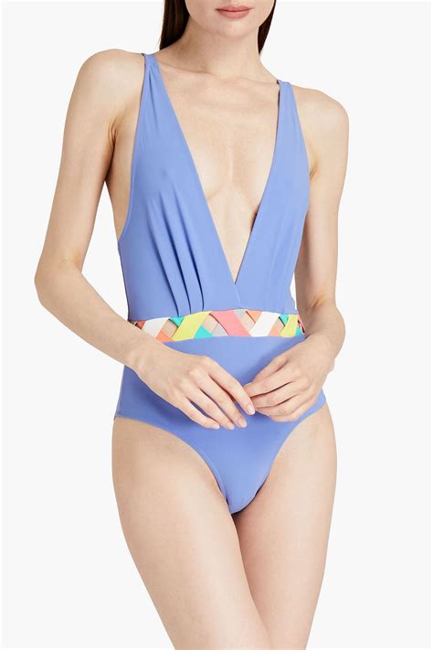 Valimare Cap Antibes Pleated Swimsuit The Outnet