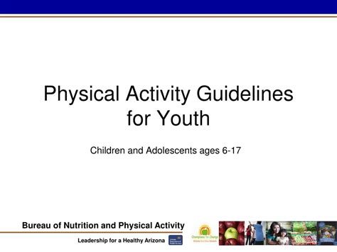 Ppt Physical Activity Guidelines For Youth Lets Move Powerpoint