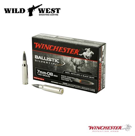 Winchester Supreme 7mm 08 Rem 140 Gr Ballistic Silvertip Wild West