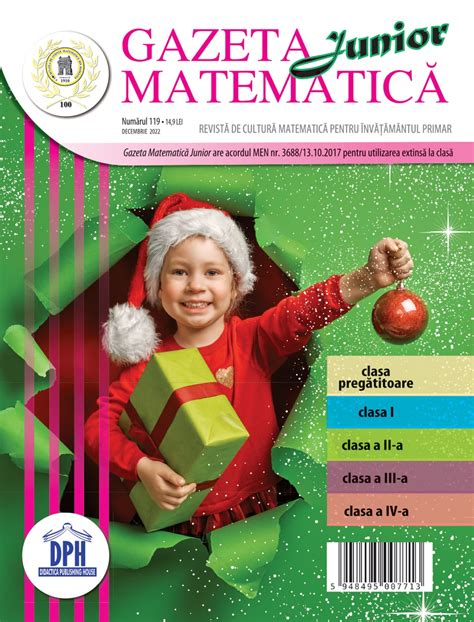 Gazeta Matematica Junior Nr 119 Decembrie 2022 Gazeta Mat