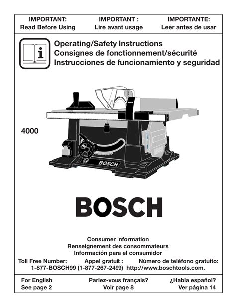 Bosch 4000 User Manual 68 Pages Original Mode