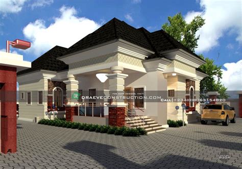 16 Architectural Designs For 4 Bedroom Bungalow In Nigeria Most