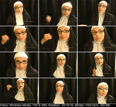 Chaste Nun Instructs You On Sin And Steamy Semen Salvation Cum Eating