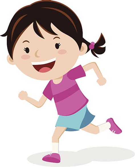 Royalty Free Children Running Clip Art Vector Images And Illustrations