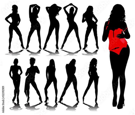 Sexy Woman Silhouettes Stock Image And Royalty Free Vector Files On