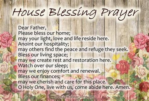 Prayer For House Blessing And Protection