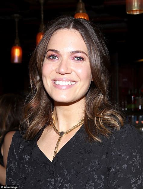 Mandy Moore Sports Flirty Animal Print Skirt In New York Daily Mail
