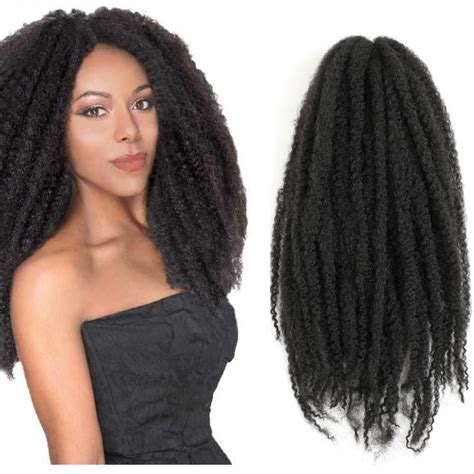 18 Marley Hair Twist Afro Braiding Extensions Locs Crotchet Braids