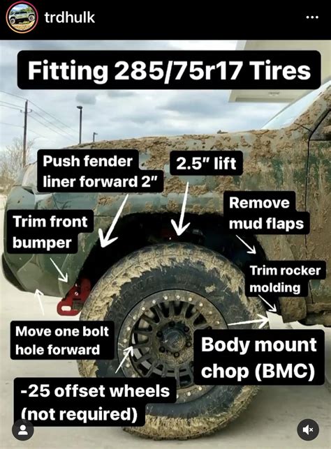 Going Bigger 5th Gen Tire Fitment Guide Page 68 Toyota 4runner