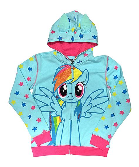 Look At This Blue Polka Dot My Little Pony Zip Up Hoodie Girls On