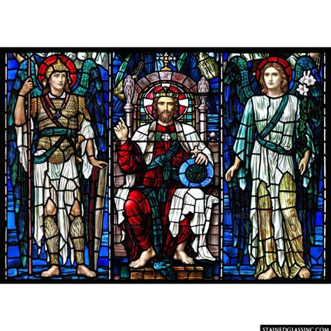 Jesus Stained Glass Window Christ The King About Stained Glass