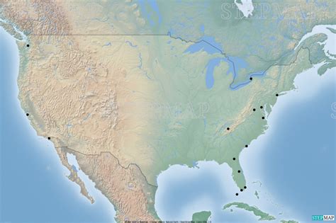 Stepmap Usa Ostküste Landkarte Für Usa