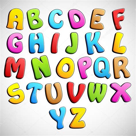 Colorful Alphabet Stock Vector Image By ©vectomart 10807908