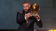 Karim Benzema se convierte en ganador del Balón de Oro 2022 – Cero Cero