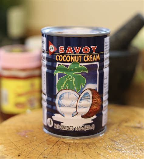 Thai Coconut Cream Savoy Brand 14 Oz Can Importfood