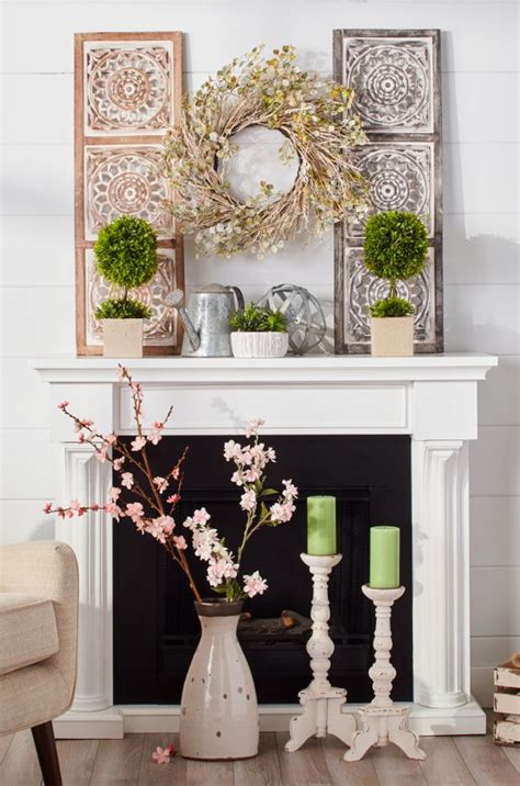 15 Mantel Decor Ideas For Above Your Fireplace Summer