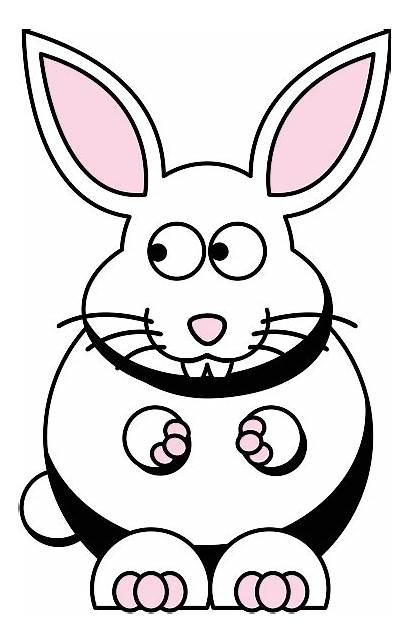 Cartoon Clipart Rabbit Bunny Bunnies Clip Outline