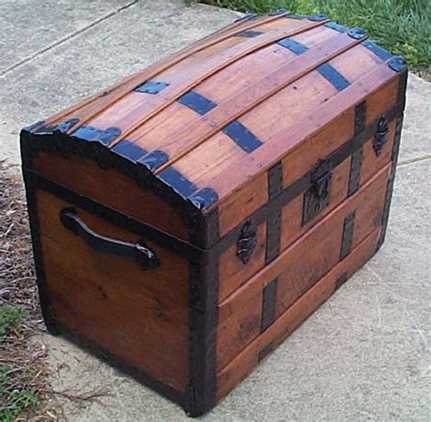 514 Restored Dome Top Antique Trunk Victorian Era For Sale And Available